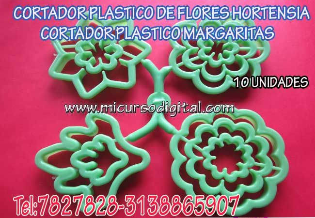 flor hortensia redonda puntuda moldes plasticos flor margaritas pastillaje porcelanicron